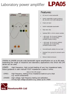 Product catalog LPA power amplifire